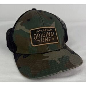 TaylorMade Golf Original One 1979 Trucker Hat Adjustable Snapback Camo Cap OSFM